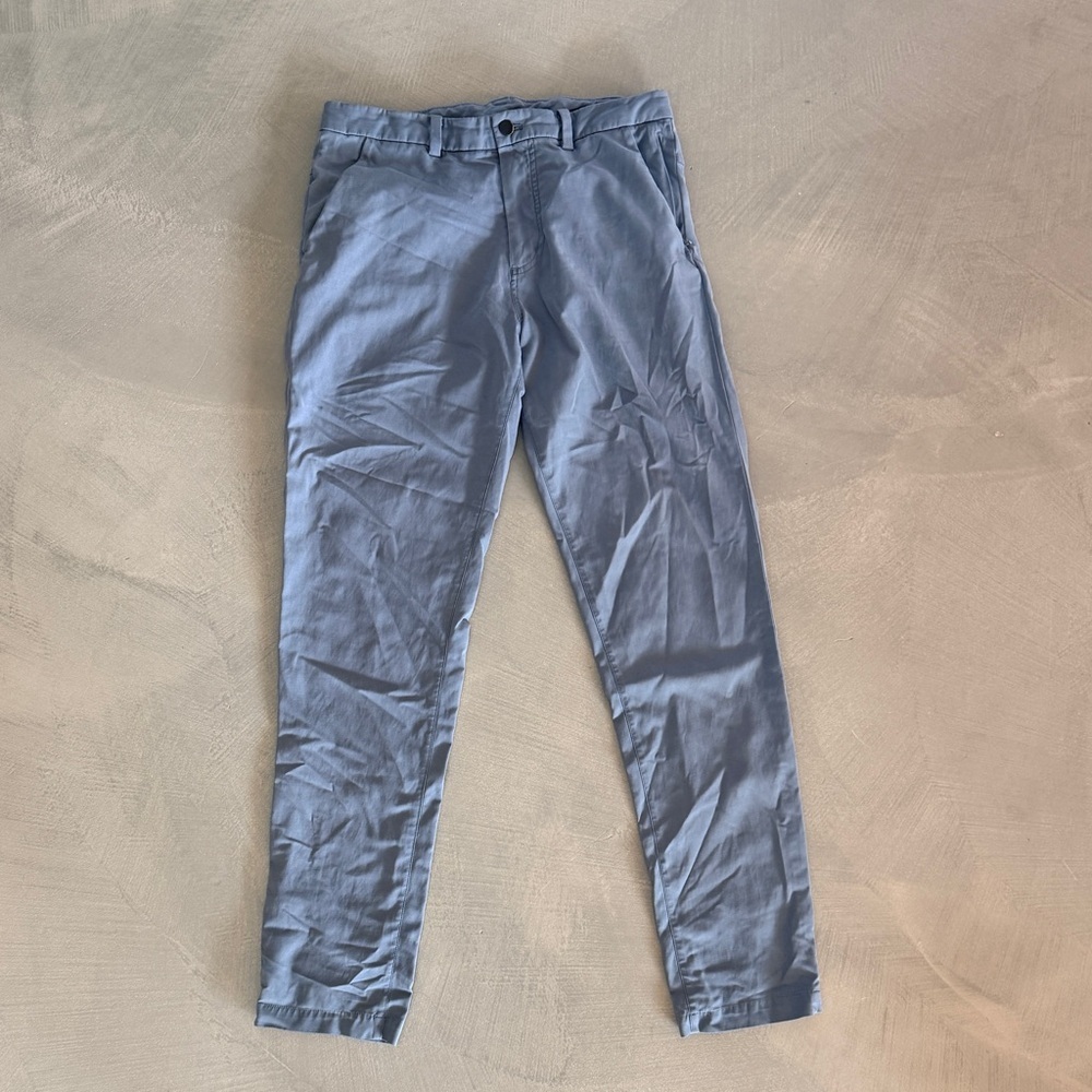 Lululemon Athletica Men's Gray/ Blue pants - 32